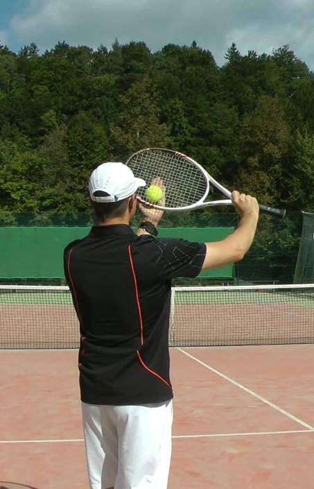 topspin serve in tennis