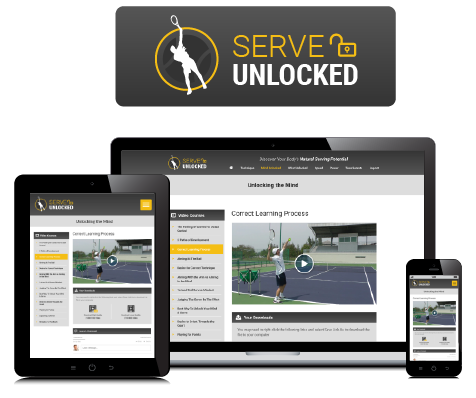 tennis serve unlocked course