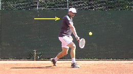 one handed backhand tennis course